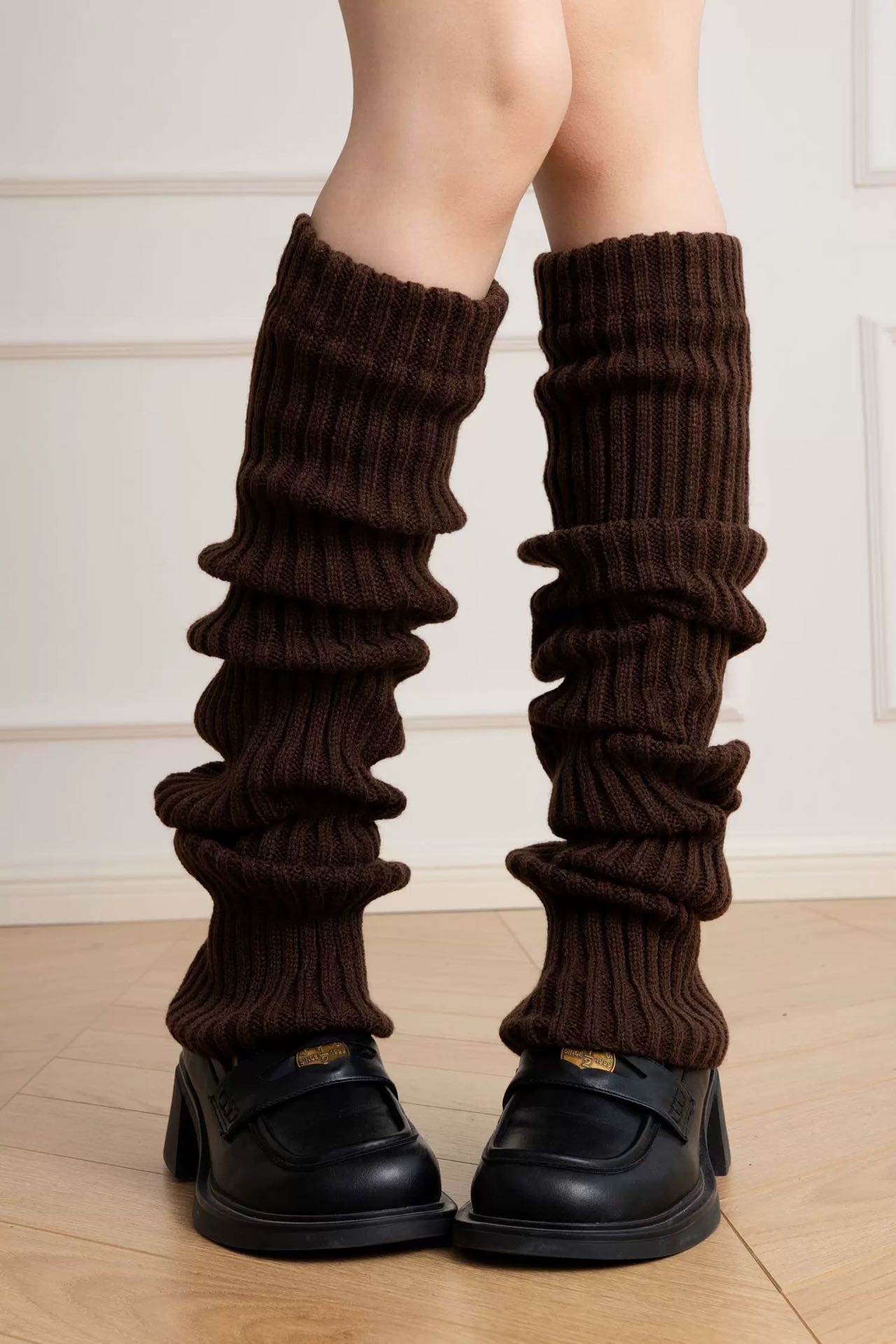 Extra Long Knitted Leg Warmers