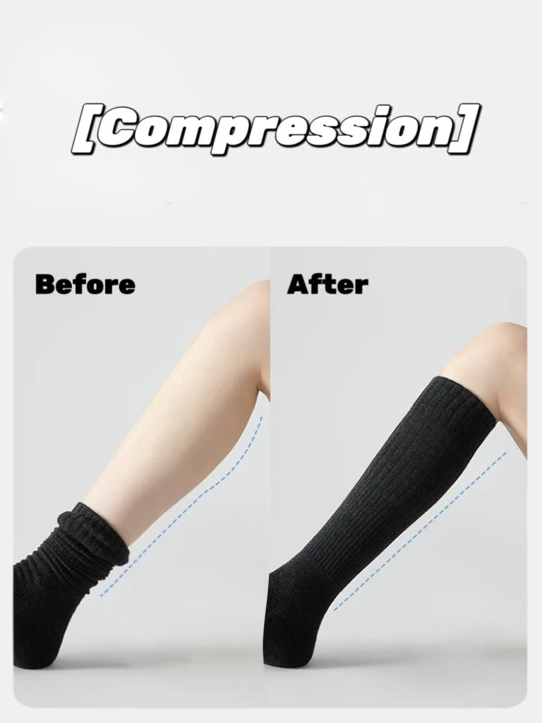 Compression Knitted Knee Highs