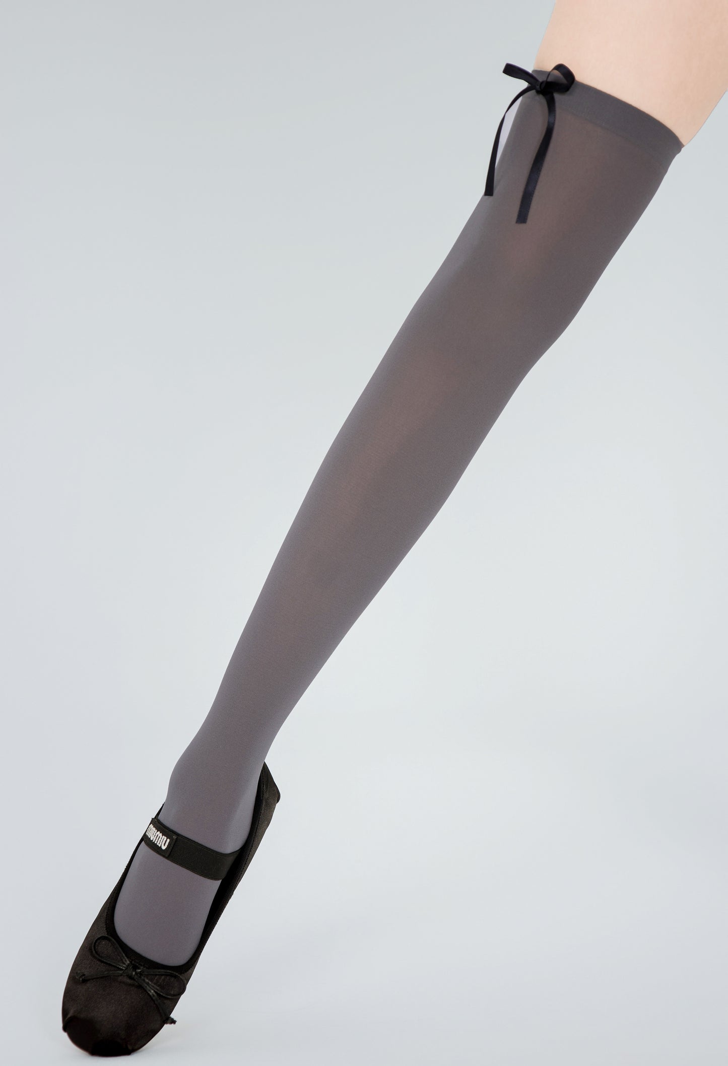 Ribbon Sheer Thigh Highs