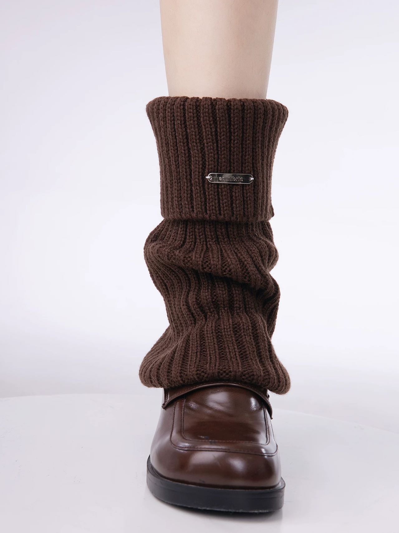 Knitted Double Layered Leg Warmers