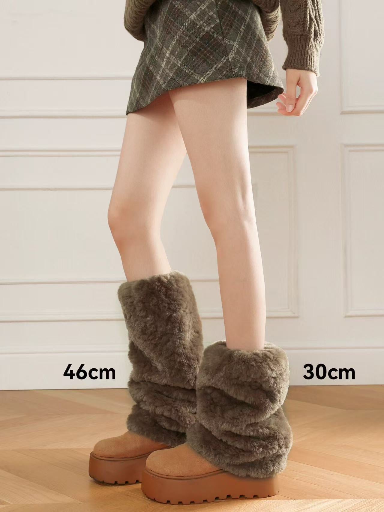 Extra Thick Fleece Leg Warmers